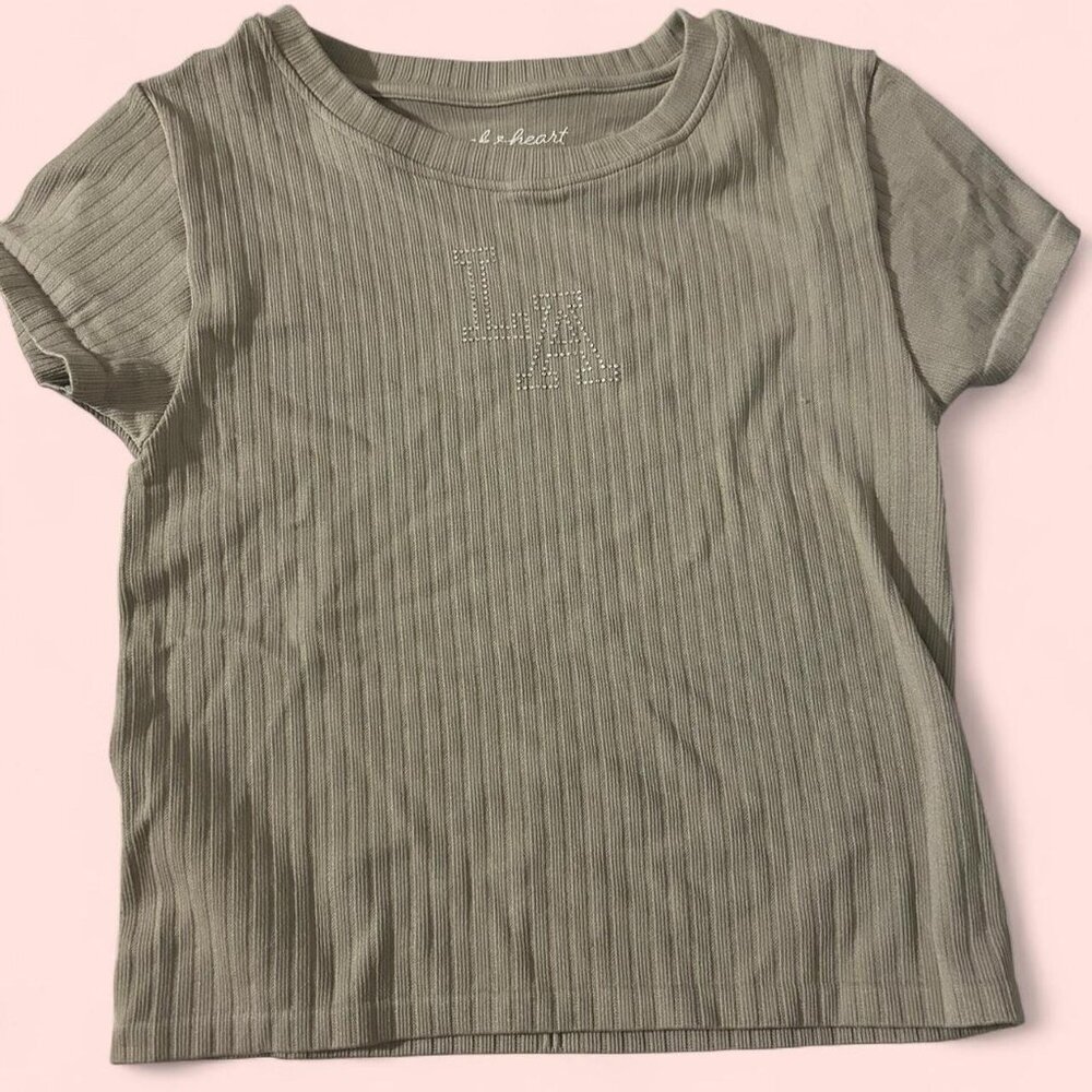 Sage LA baby tee
